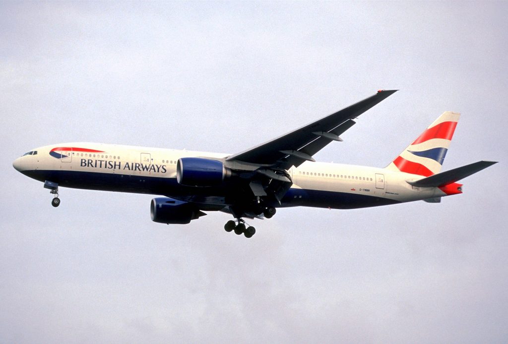 Самолет British Airways Boeing_777-236ER